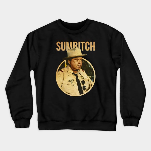 POLICE SUMBITCH JUSTICE Crewneck Sweatshirt by garudabot77